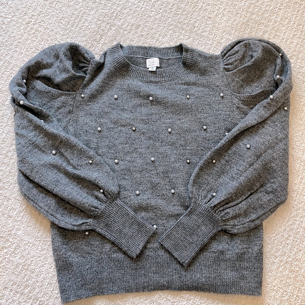 Embellished Crewneck Sweater
